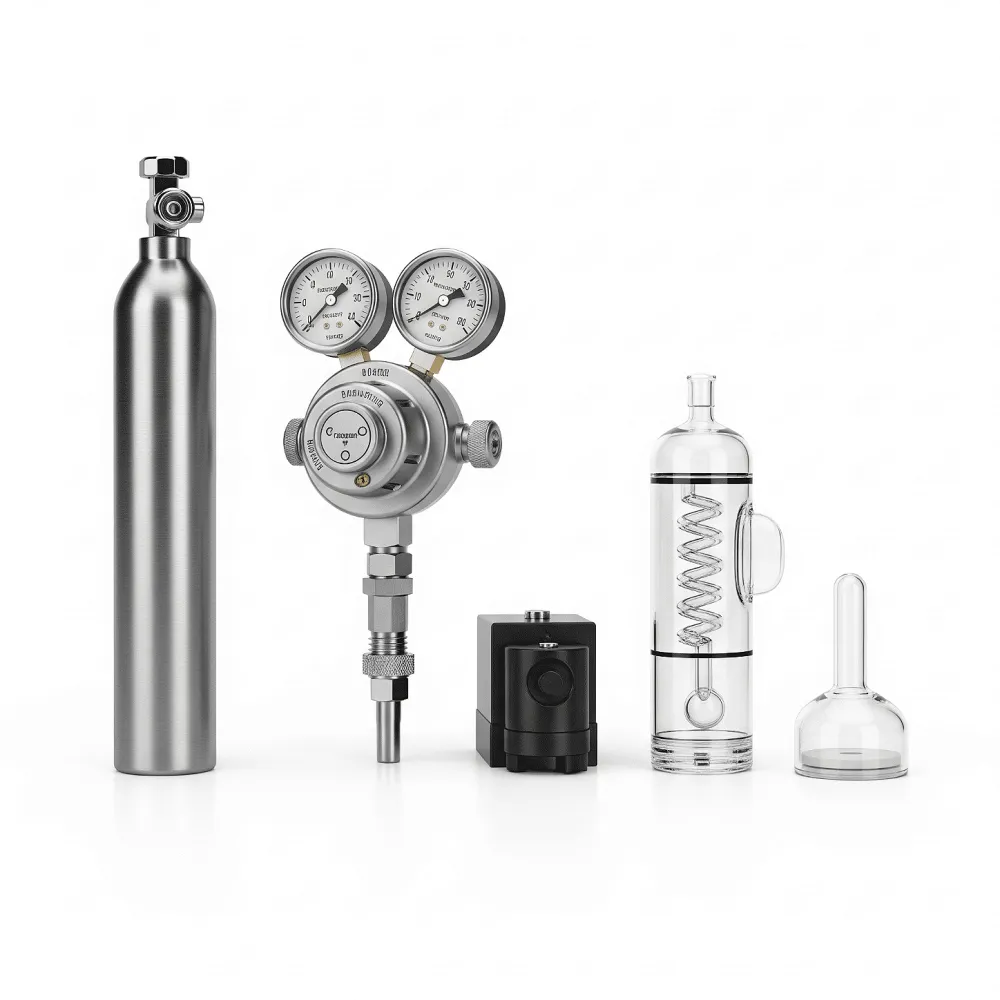 Kit completo de CO2 de cilindro para aquário
